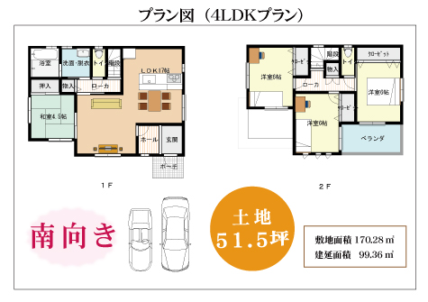 東藤井寺町土地プラン図